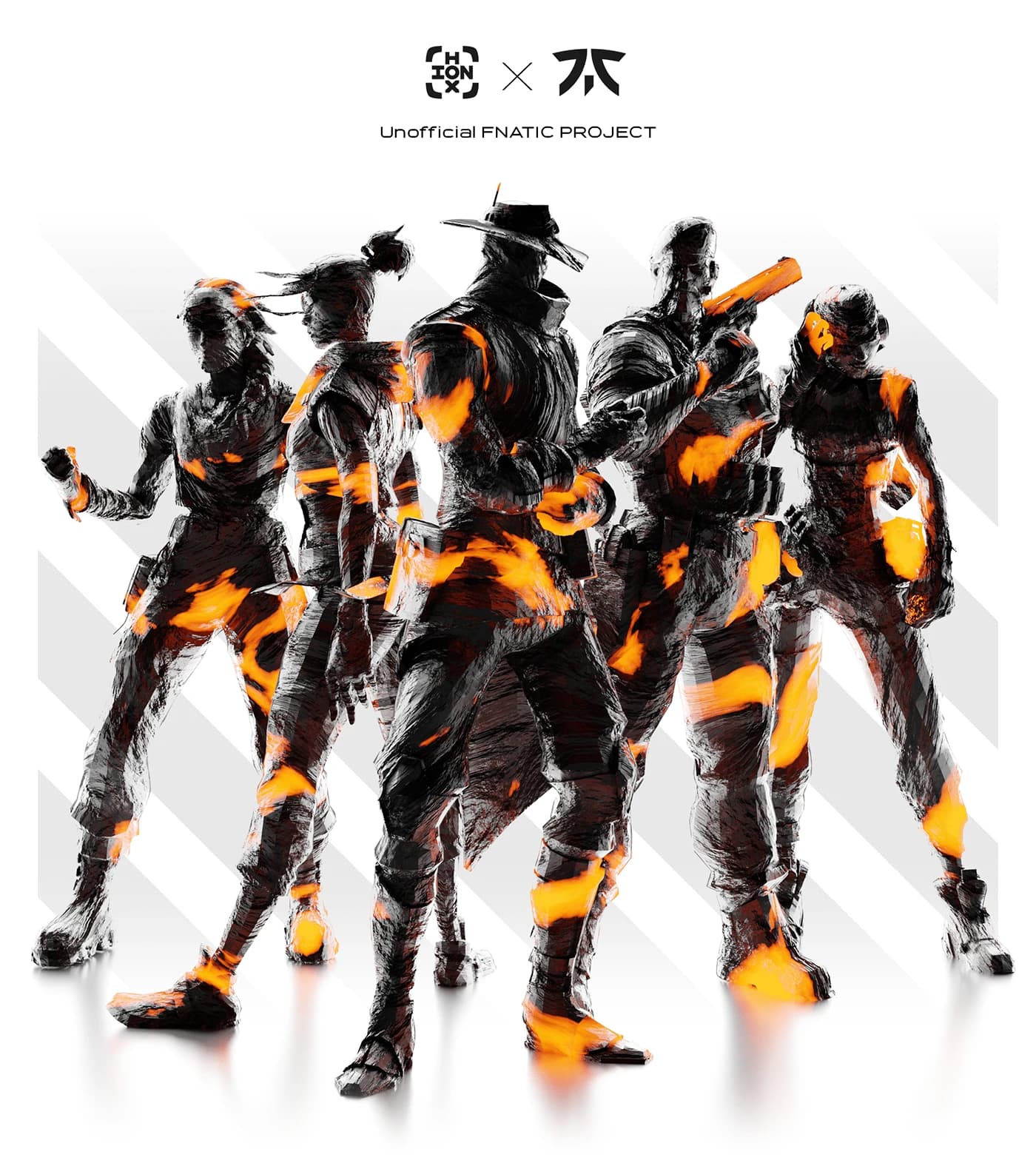 FNATIC esports poster tasarımı