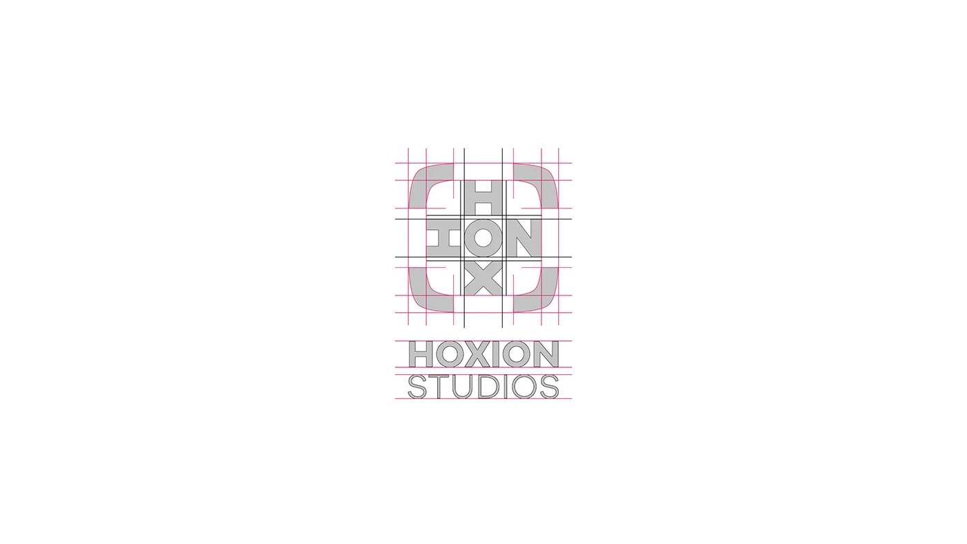 HOXION Studios marka kimliği sunumu